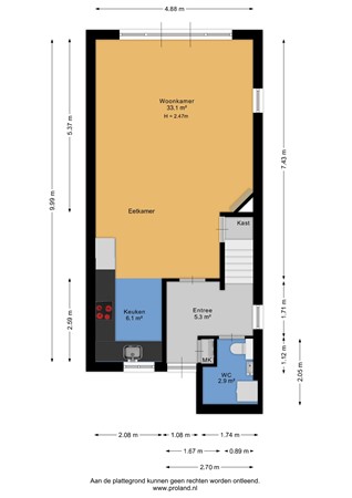 Floorplan - Schelpenhoek 107, 1112 DJ Diemen